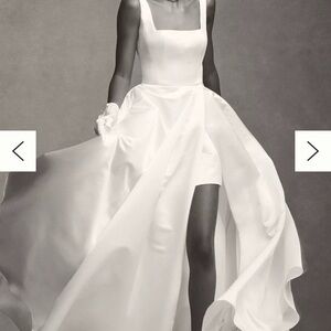 Wtoo by Watters Vivien Square-Neck A-Line Wedding Gown